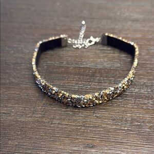 Sparkly choker necklace Y2K
